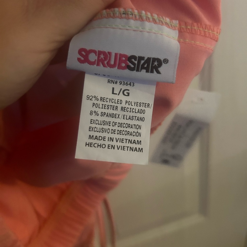 Scrubstar Women's Coral Pink Drawstring Scrub pants